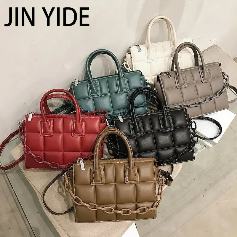 Green Soft Leather Crossbody Bag for Women Small Tote