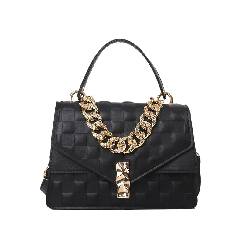 Plaid Tote Shoulder Bag - Vintage and Stylish Crossbody Bag