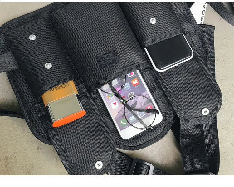 Tactical Chest Rig Waist Bag Hip Hop Streetwear