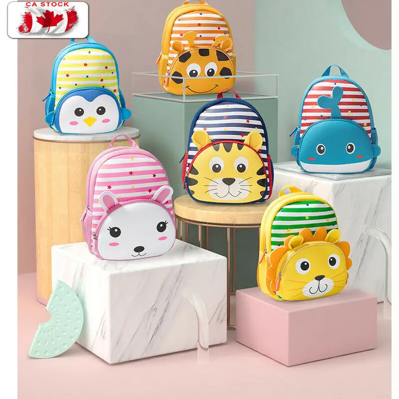 Kids 3D Animal Backpack School Bag