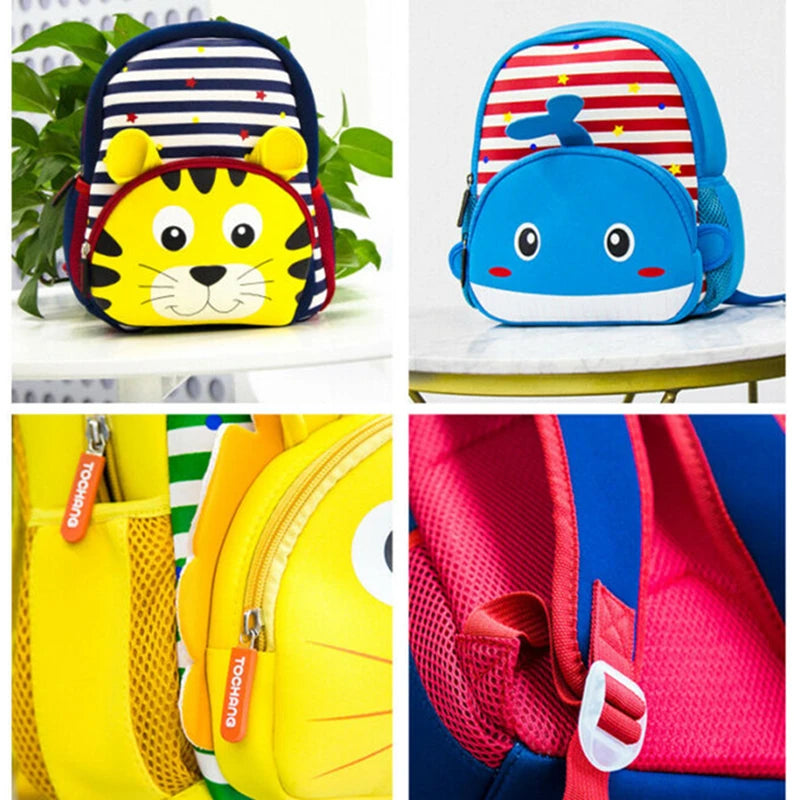 Kids 3D Animal Backpack School Bag
