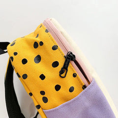 Children's Gray Cartoon Backpack for Kindergarten Kids