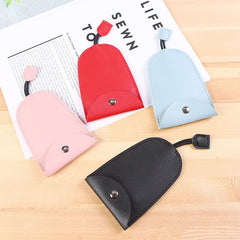 Solid Leather Key Case Holder Universal Lock Bag