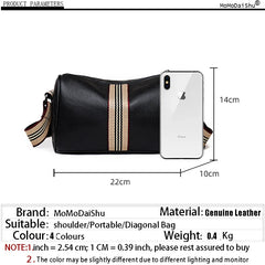 Women's Soft Leather Crossbody Bag - Small Shoulder Purse
