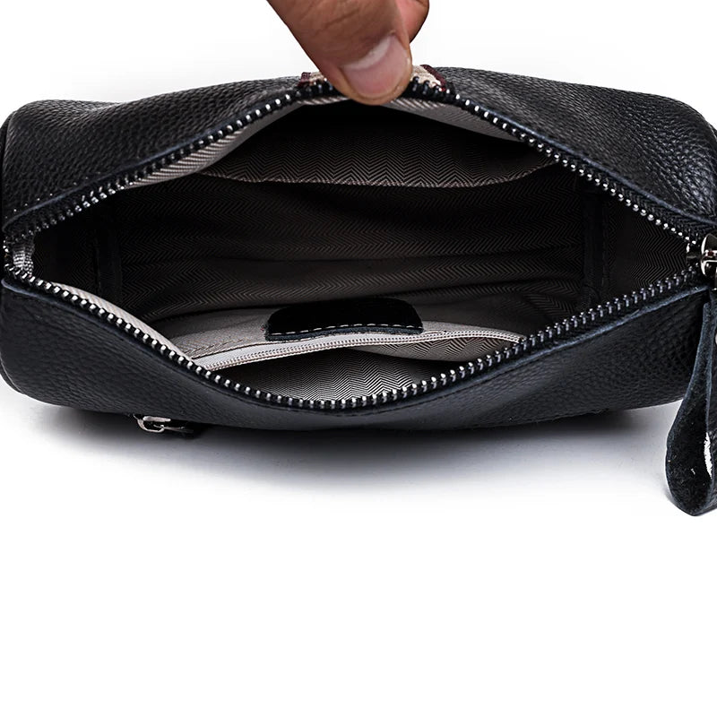 Women's Soft Leather Crossbody Bag - Small Shoulder Purse