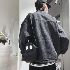 Funny Devil Shoulder Bag for Halloween Costume Casual Crossbody Bag