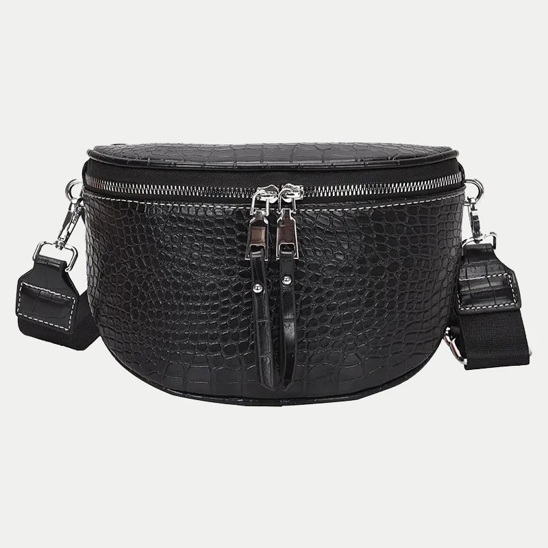 Women PU Leather Crossbody Shoulder Bag Vintage Handbag Waist Pack