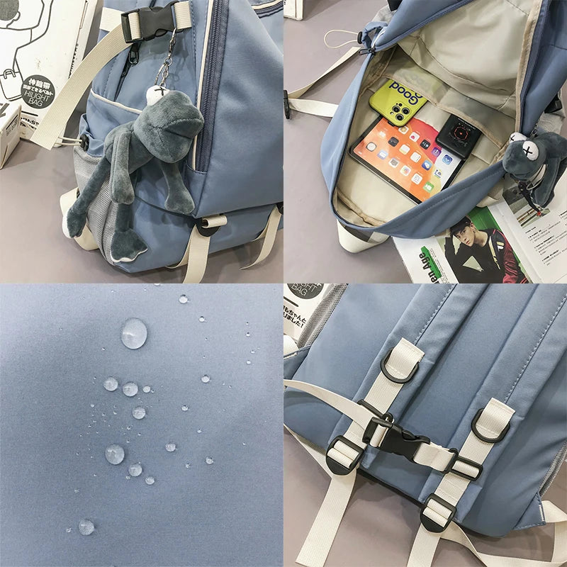 Teenage Girl Backpack Cartoon Student Schoolbag