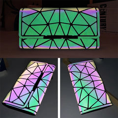 Diamond Money Clip Trifold Wallet Slim Thin Women Purses Long Clutch Wallets
