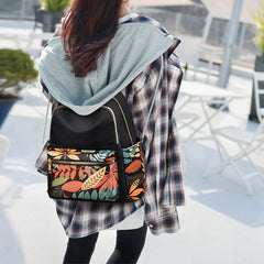 Ethnic Style Backpack Large Capacity Waterproof School Bag