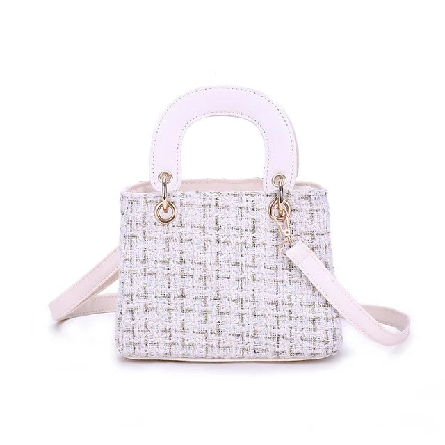 Female Handbag Small Square Bag Nylon ShoulderBag Lady Phone Bag