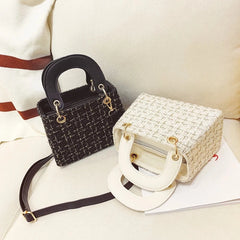 Female Handbag Small Square Bag Nylon ShoulderBag Lady Phone Bag