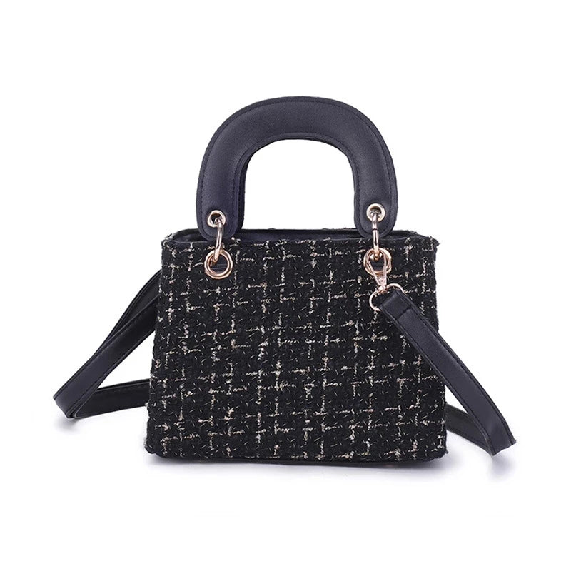 Female Handbag Small Square Bag Nylon ShoulderBag Lady Phone Bag