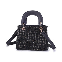 Female Handbag Small Square Bag Nylon ShoulderBag Lady Phone Bag