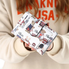 Korea Cartoon Bear Buckle Mini Zipper Wallet Purse Money Bag