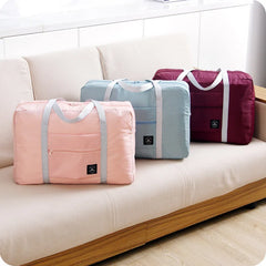 Waterproof Foldable Nylon Travel Bags Unisex Large Capacity Bag