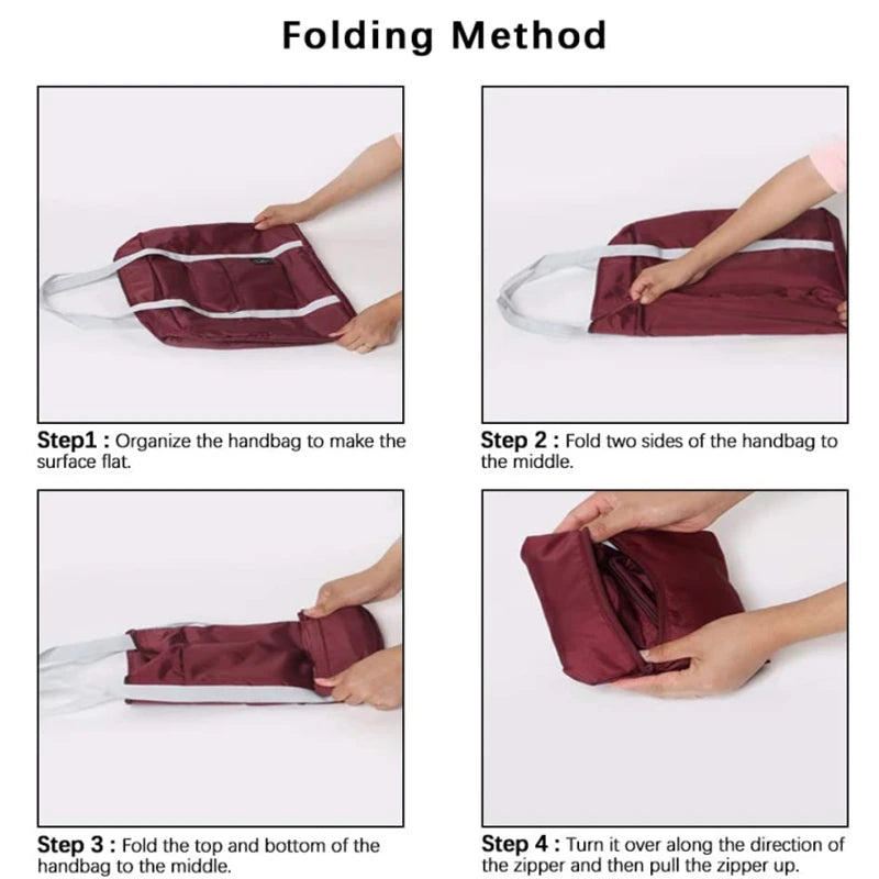 Waterproof Foldable Nylon Travel Bags Unisex Large Capacity Bag