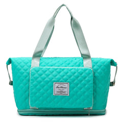 Foldable Travel Bag Wet-Dry Separation Waterproof Handbag Large Capacity