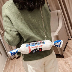 Girl Canvas Cartoon Rabbit Creamy Candy Handbag