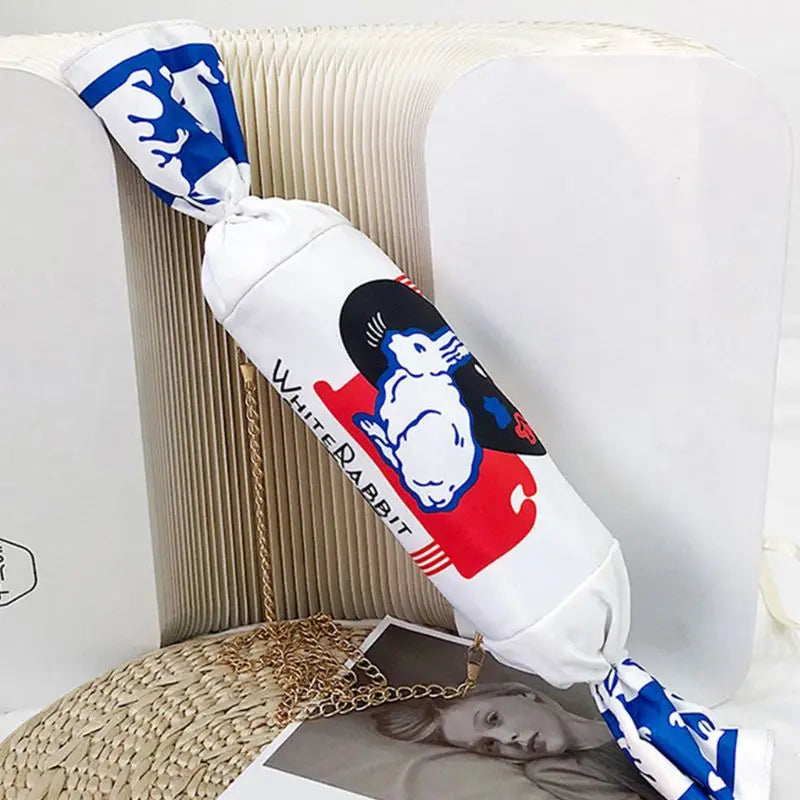 Girl Canvas Cartoon Rabbit Creamy Candy Handbag