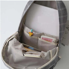 Striped Casual Women Backpack for Teenage Travel