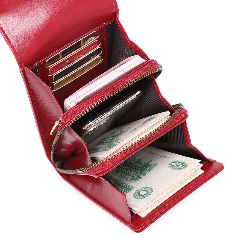 Oilskin Vertical Crossbody Bag Small Shoulder Mobile Bag
