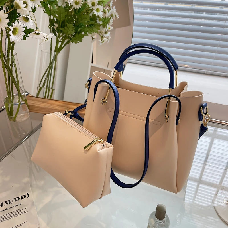 PU Leather Women Handbag Shoulder Bag Classic Messenger Tote