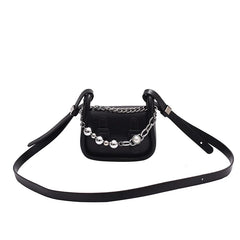High Solid Shoulder Bag For Women Mini Casual Cross Small Square Bag
