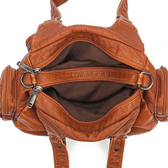 Soft Leather Women's Messenger Bag Shoulder Tote