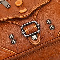Soft Leather Women's Messenger Bag Shoulder Tote