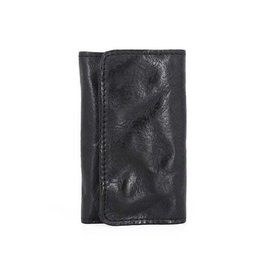 Vintage Cow Leather Key Wallet Men Women Keychain Bag