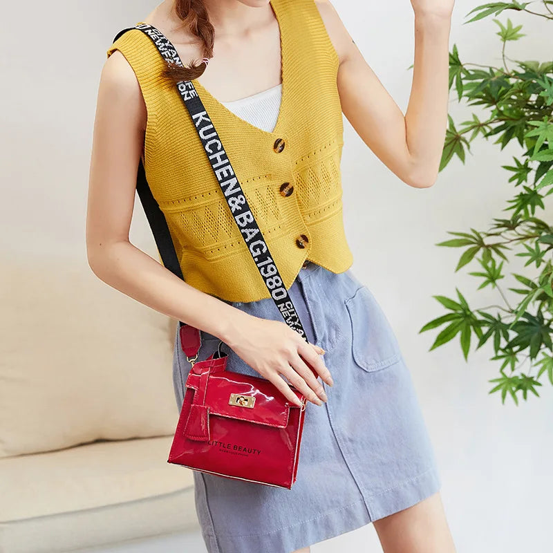 Women's Messenger Bag Chain Shoulder Handbag Cosmetic Bag