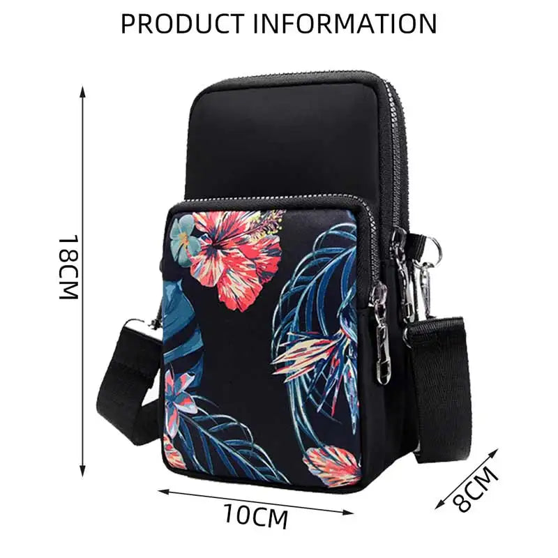 Women's Shoulder Flower Messenger Bag