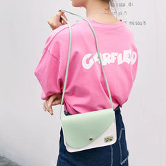 Lady Crossbody Bag PU Leather Mini Handbag