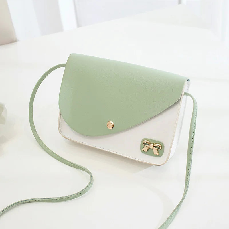Lady Crossbody Bag PU Leather Mini Handbag