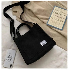 Corduroy Lady One Shoulder Bag Casual Style