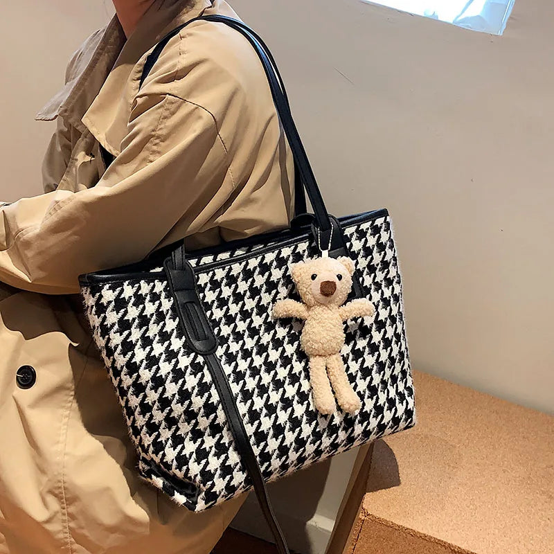Leopard Tote Bag for Women High Capacity Handbags