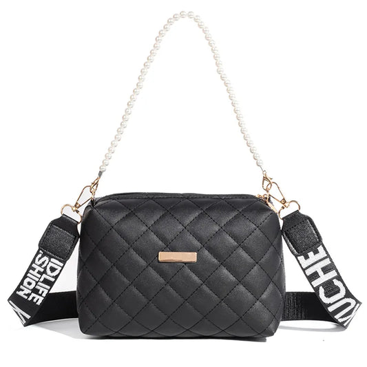 Lingge Embroider Women's Crossbody Bags