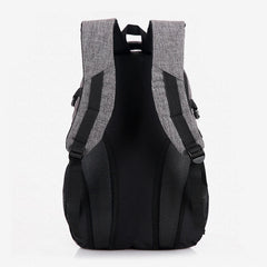 Men's Polyester Laptop Backpack Bag College Student Bag