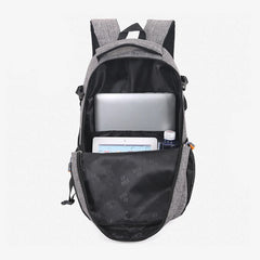 Men's Polyester Laptop Backpack Bag College Student Bag