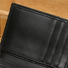 Men's Leather Money Clip Wallet