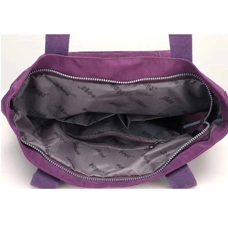 Nylon Women's Messenger Bag Large Capacity Shoulder Handbag