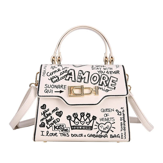 Vintage Crossbody Bags for Women High Zipper Tote Flap Shoulder Shopping Bags