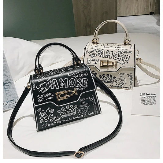 Vintage Crossbody Bags for Women High Zipper Tote Flap Shoulder Shopping Bags