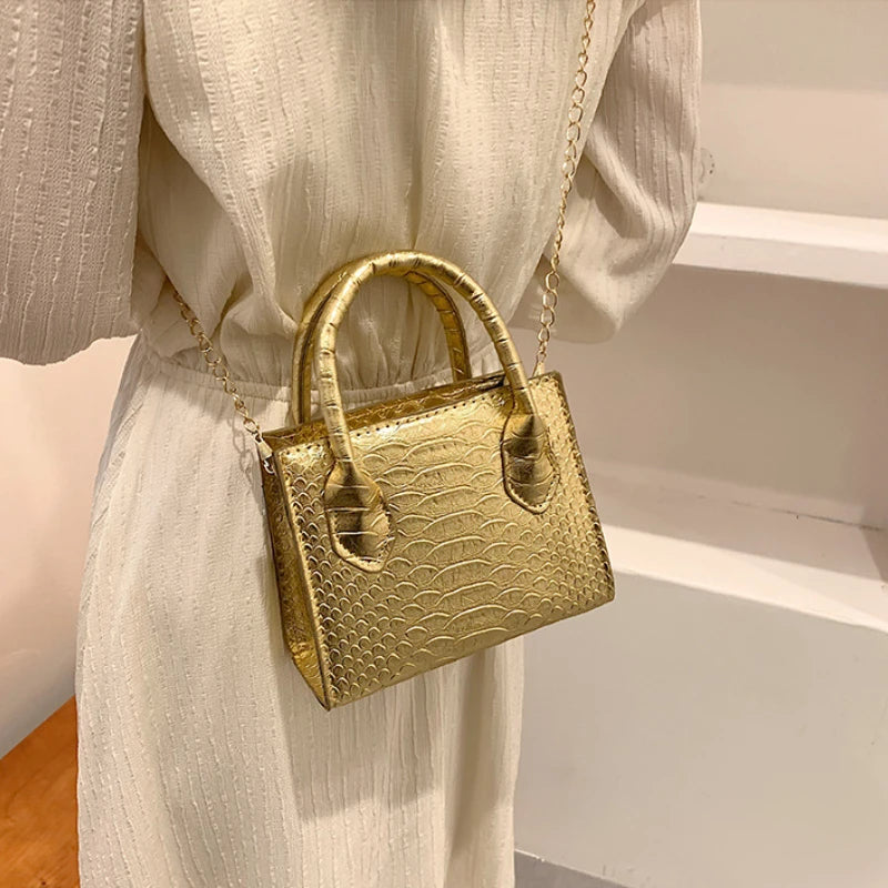 Mini PU Leather Shoulder Messenger Bag for Women
