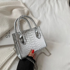 Mini PU Leather Shoulder Messenger Bag for Women