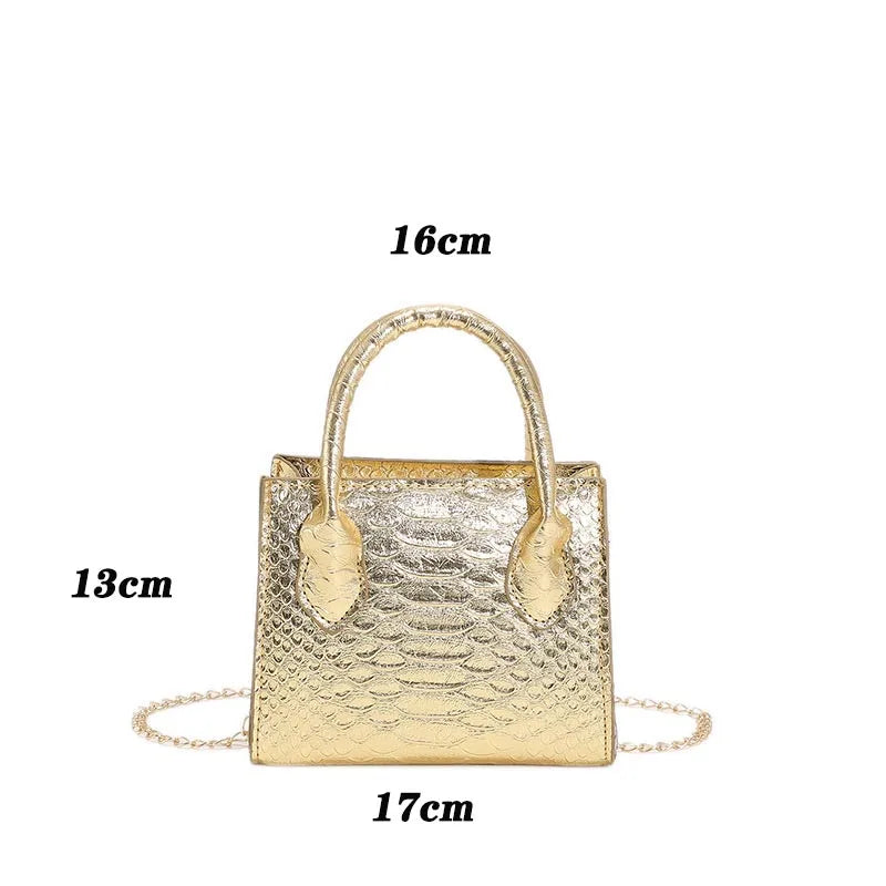 Mini PU Leather Shoulder Messenger Bag for Women
