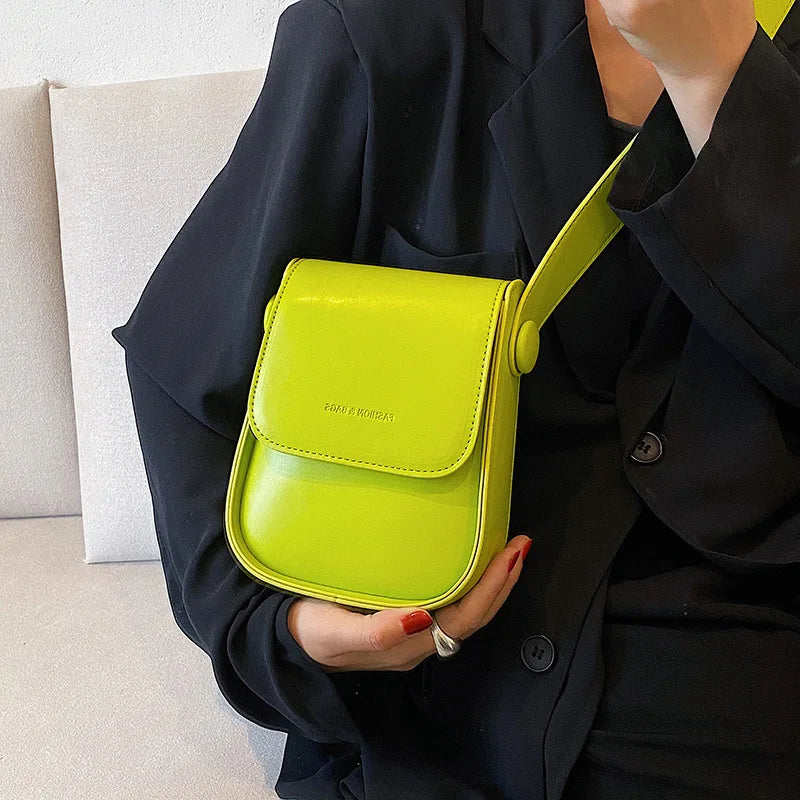 Mini PU Leather Crossbody Bag for Women Summer Shoulder Side Bag Clutch Bolsas