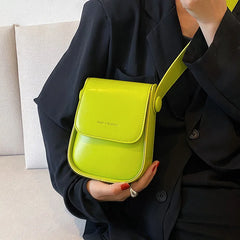 Mini PU Leather Crossbody Bag for Women Summer Shoulder Side Bag Clutch Bolsas