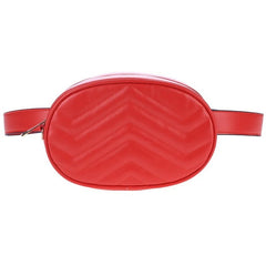 Women's Small PU Leather Waist Pack Cross Body Bag